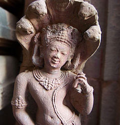 Maha Vishnu sheltered by the five-headed Shesha, Parsurameswar Temple, Bhubaneswar
