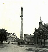 Minaret of Eger in 1952.