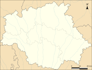 波拉斯特龙在热尔省的位置
