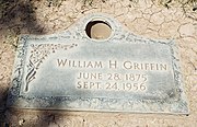 Grave of William Hovey Griffin (1875–1956) in West Resthaven Park Cemetery and Funeral Home, Glendale