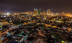 甘榜峇鲁的夜景