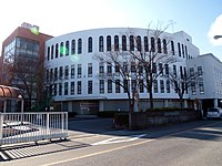 Kasukabekyoei High School was used as the model school for Lucky Star, but it is not particularly visually distinct, making it a "sacred place" only for fans of the series.