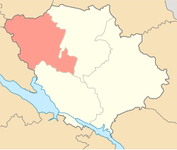 卢布内区在波尔塔瓦州的位置