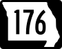 Route 176 marker