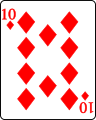 10 of diamonds