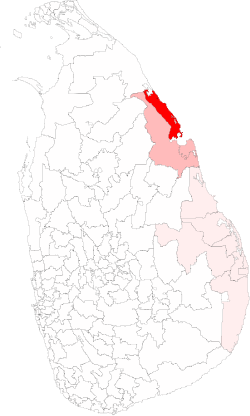 Location of Trincomalee