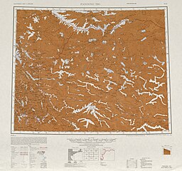 Map including Rutog (labeled as Rudok) (AMS, 1950)[a]