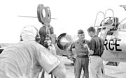 1958年9月17日，派驻桃园空军基地的美国空军第83战斗拦截机中队，一位驾驶F-104A星式战斗机的美空军上尉向记者们说：“如果中共的米格十九或者十七型飞机敢来进犯，我们将立刻把它打下来作早饭。”