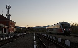 Train line in Podkova