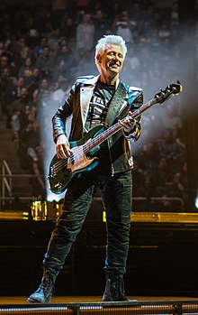 Clayton performing in 2018