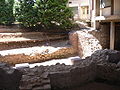 Basilica Apse under excavation in Remesiana. Basilica is found under modern residential building.