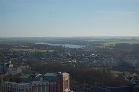 Panoramic view of the area around Bourges-Avaricum.[notes 49]