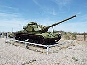 "Sandy" the M60 Patton Tank, with her 105 MM main gun.