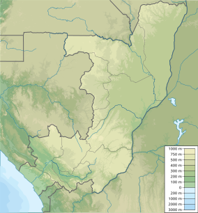 Map showing the location of Mbeli Bai