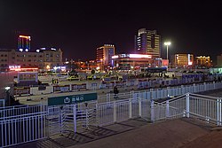 哈密市中心夜景