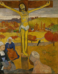 Yellow Christ by Paul Gauguin