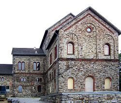 The Haseschacht (Hase Pit) on the Piesberg, now the Museum Industriekultur (Museum of Industrial Culture).