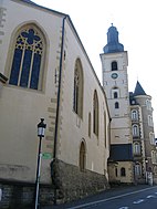 St Michael's Church, once the castle chapel