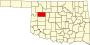 Dewey County map