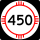 State Road 450 marker