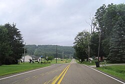 Northbound PA 426 in Wayne Township