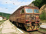 An EMU at Koprivshtitsa train station, Bulgaria