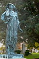 Sorrow (bronze, 1912), Alfred O. Deshong Memorial, Chester Rural Cemetery, Chester, PA