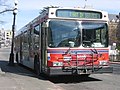 A BC Transit bus in downtown Victoria.