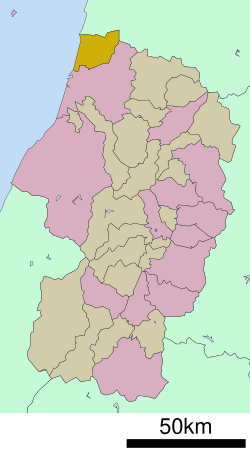 Location of Yuza