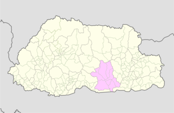 Location of Bjoka Gewog