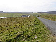 Ayres of Selivoe Gruting Methodist Church is seen in the distance