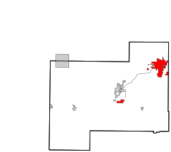 Location in Beckham County and Oklahoma