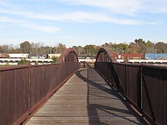 Deck of the Bladensburg Park Pedestrian Bridge in 2016