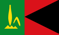 瓦努阿库党领导的人民临时政府制定的代国旗，1977年—1978年[3]
