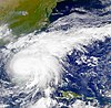 Hurricane Irene before landfall