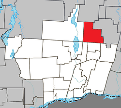 Location within Papineau RCM