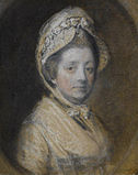 Margaret Burr (1728–1797), the artist's wife, c. early 1770s