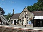 Station Road, Pitlochry Station, Including Down Platform Building, Footbridge, Fountain And Signal Box