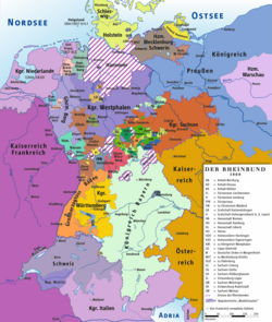 The Grand Duchy of Würzburg in 1808