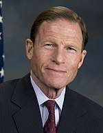 Photograph of Richard Blumenthal, the current junior senator from Connecticut