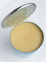 Appearance of typical condensed milk