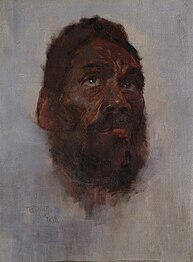 Aboriginal Head, Charlie Turner, 1892, Art Gallery of New South Wales