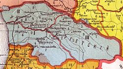 俄罗斯帝国古里亞州，当时叫奥祖尔盖蒂县