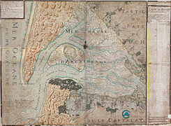 克洛德·马斯（Claude Masse）所绘地图，1708年