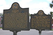 Historical markers in Darien