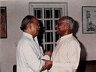 Dumar Lal Baitha with then Vice President of India, K. R. Narayanan
