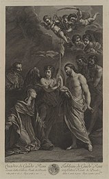 Christ in Limbo before his mother. c.1750. After Guido Reni