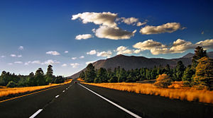 Interstate 40 near Flagstaff, Arizona