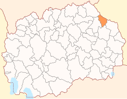 Location of Municipality of Makedonska Kamenica