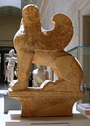 阁楼上大理石狮身人面像，公元前 580–575年